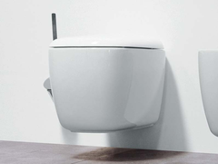 Flaminia Mono Vegghengt toalett 350x520 mm, Grafitt