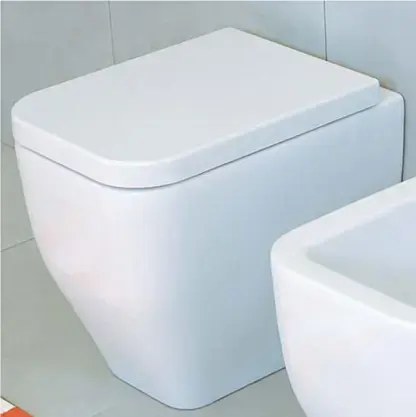 Flaminia Terra Gulvstående toalett 360x530 mm, Sort 
