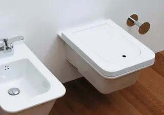 Flaminia Volo Vegghengt toalett 360x520 mm, Hvit