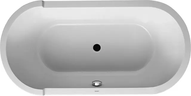 Duravit Starck Frittstående badekar 1600x800 mm, m/panel og bæreramme 