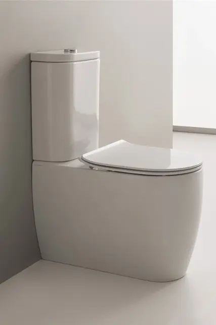 Scarabeo Moon Gulvstående toalett 660x360 mm, Hvit 