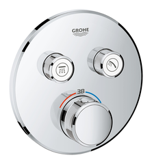 Grohe Grohtherm SmartControl termostat For innbygging, 2 uttak, Krom