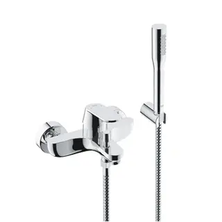 Grohe Eurosmart Cosmopolitan karbatteri Med hånddusjsett, Krom