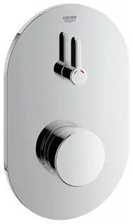 Grohe Eurosmart Cosmopolitian T dusjbat. Selvlukkende dusjbatteri m/vender, Krom