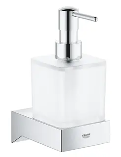 Grohe Selection Cube S&#229;pedispenser Glass/Krom