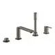 Grohe Lineare 4-hulls kar-/dusjbatteri Brushed Hard Graphite