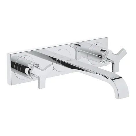 Grohe Allure servantbatteri 220 mm tut, med kryssgrep, Krom