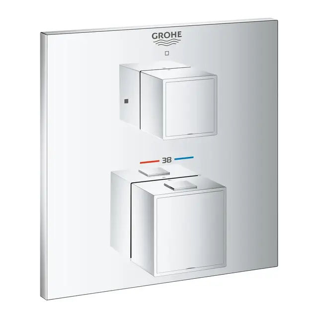 Grohe Grohtherm Cube dusjtermostat Krom 