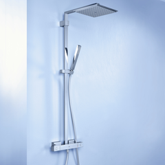 Grohe Euphoria Cube System 230 230x230 mm, med 1 str&#229;letype, Krom