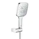 Grohe Rainshower SmartActive Cube 130 Med holder/slange, 3 str&#229;letyper, Krom