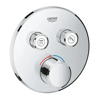Grohe Grohtherm SmartControl termostat For innbygging, 2 uttak, Krom