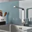 Grohe Sail Cube kj&#248;kkenbatteri Krom