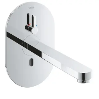 Grohe Eurosmart Cosmopolitian Ber&#248;r.fri 232 mm tut, 230V, m/temp.reg. Krom