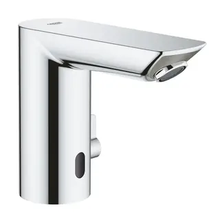 Grohe Bau Cosmopolitan Ber&#248;ringsfri bat. 6V, med temperaturregulering, Krom