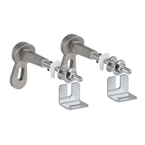 Grohe Ekstra Veggfester for Rapid SL Fleksibel plassering, 2 stk