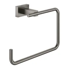 Grohe Essentials Cube h&#229;ndklering Brushed Hard Graphite
