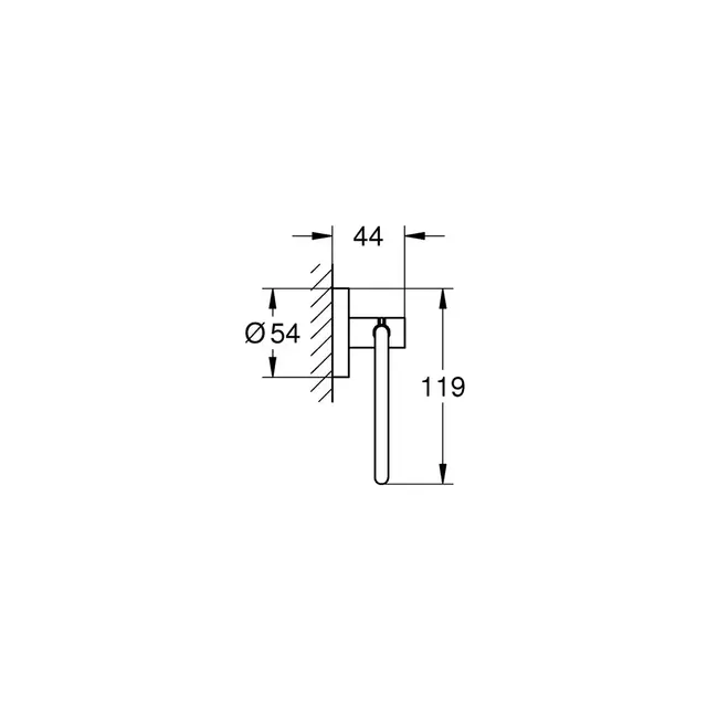 Grohe Essentials Toalettrullholder Brushed Warm Sunset 