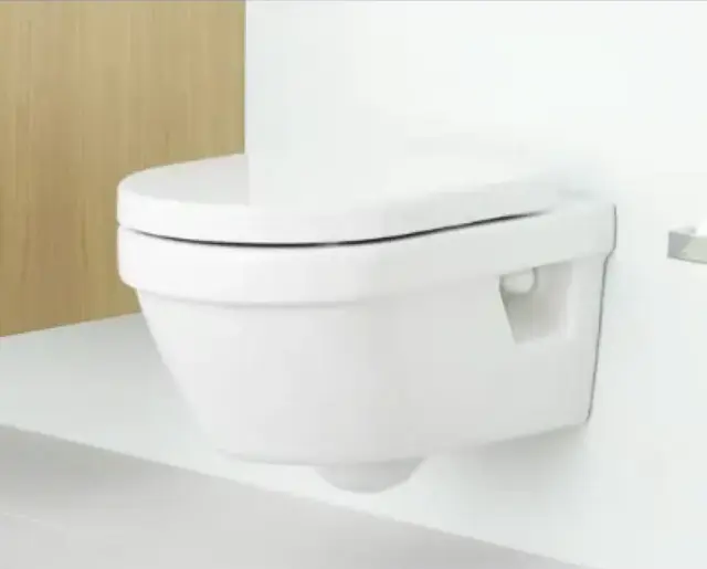 Gustavsberg 5G84 Vegghengt toalett Med HygienicFlush og myktluk. sete/lokk 