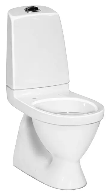 Gustavsberg Nautic 5500 Gulvst. toalett Skjult S-lås, med Ceramicplus 
