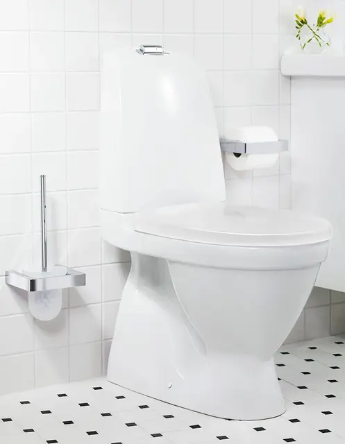 Gustavsberg Nautic 5500 Gulvst. toalett Skjult S-lås, med Ceramicplus 