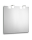 Gustavsberg Artic Speil m/LED-lys 800x650 mm. Med LED-belysning