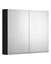 Gustavsberg Artic 80 Speilskap 79,4x66,2x13,2 cm, Sort Ask