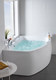 Hafa Aqua 160L Duo Badekar/Massasjekar 1550x1166 mm, System Deluxe