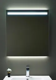 Hafa Edge Speil m/LED lys 60-100x65 cm, med over/underbelysning