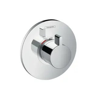 Hansgrohe Ecostat S Highflow termostat Krom, monteras i vägg