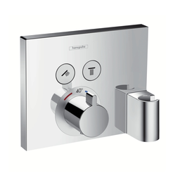 Hansgrohe ShowerSelect termostat 2 uttak, dusjholder/slangeuttak, Krom