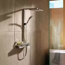 Hansgrohe Raindance E Showerpipe 300 300x300, 1jet med ShowerTablet, Krom