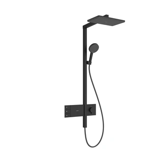 Hansgrohe Raindance Alive Q Showerpipe 210/340 mm, m/Select Comfort, Sort Matt