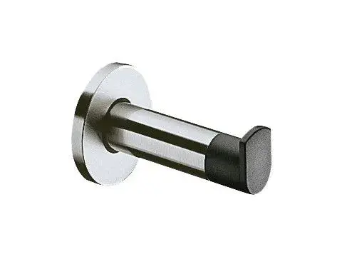 Keuco Plan Håndklekrok/Dørstopper 91 mm, Rustfritt stål/Sort 