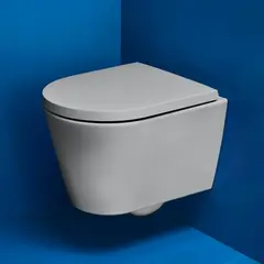 Laufen Kartell Compact Vegghengt toalett 49x37 cm, rimless, Grå Matt