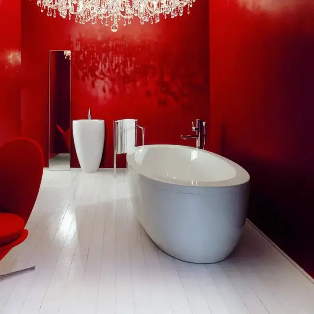 ILBAGNOALESSI Frittstående badekar 200x100 cm, produsert i sanitærakryl 