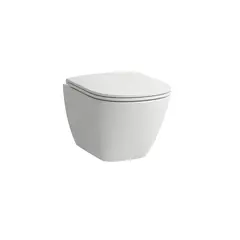 Laufen Lua Compact Vegghengt toalett 49x36 cm, Rimless, Hvit med LCC
