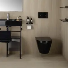 Laufen Kartell Vegghengt toalett 54x37 cm, rimless, Sort