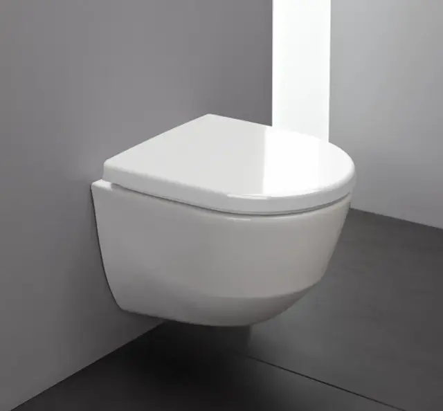 Laufen Pro Compact Vegghengt toalett 49x36 cm, rimless, Hvit m/LCC 