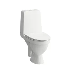 Laufen Kompas Gulvst&#229;ende toalett 65x36 cm, med S-l&#229;s, rimless, Hvit