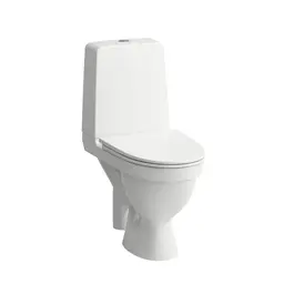 Laufen Kompas Gulvstående toalett 65x36 cm, med S-lås, rimless, Hvit
