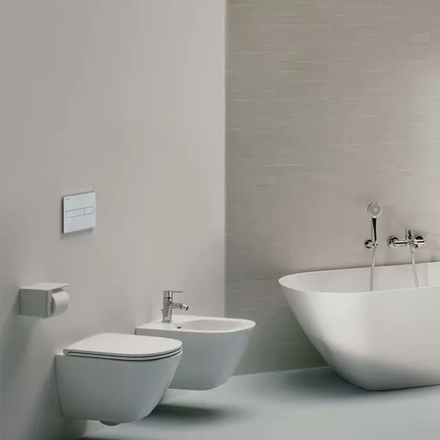 Laufen Lua Compact Vegghengt toalett 49x36 cm, Rimless, Hvit 