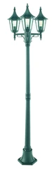 Norlys Rimini 402 Stolpelampe Hvit, 2x46W, Halo max, E27, IP54