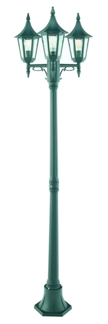 Norlys Rimini 402 Stolpelampe Hvit, 2x46W, Halo max, E27, IP54 