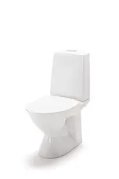 Porsgrund Glow 60 Gulvstående toalett 635x355 mm, Skjult s-lås, Rimfree