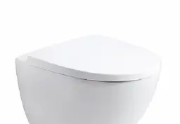 Porsgrund Seven D Toalettsete Med myktlukkende hengsler, Hvit