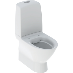 Porsgrund Spira Art Gulvstående toalett 650x355 mm, Uten skyllekant, Hvit