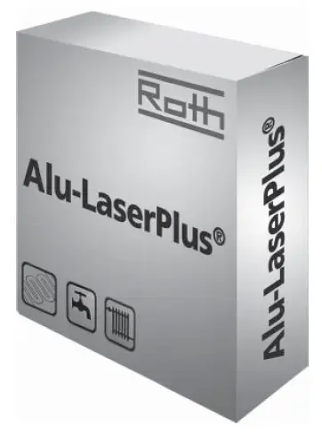 Roth Alu-LaserPlus® rør 16 x 2,0 mm, 500 meter i kartong 