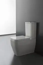 Scarabeo Moon Gulvstående toalett 660x360 mm, Hvit
