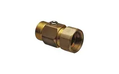 Uponor Aqua PLUS Kuleventil 3/4&quot; x 3/4&quot;, med l&#248;pende mutter, Messing