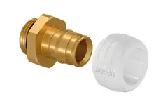 Uponor Aqua PLUS Adapter med O-ring 16 x 3/8&quot;